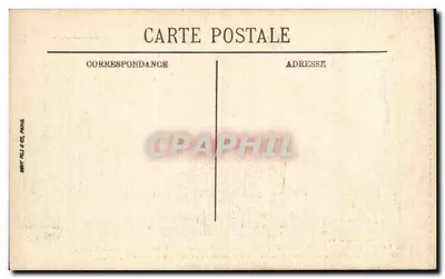 Catedral de Soissons — Interior después del bombardeo del 5 de febrero de 1915 — Viso Paris n° 51 — Reverso