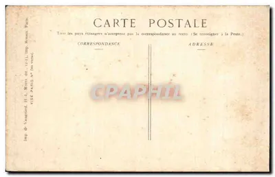 Tropas à proteção de uma floresta — Guerra 1914-15 — Ed. Pays de France, n° 158 — Verso