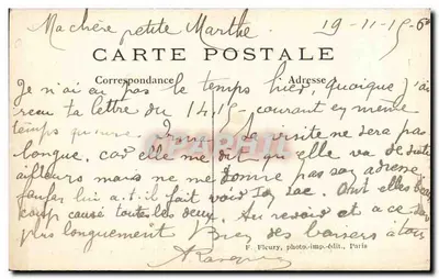 Artillería de campaña alemana — Piezas de 77 expuestas en los Inválidos — Cour d'Honneur — París — n°408 — Reverso