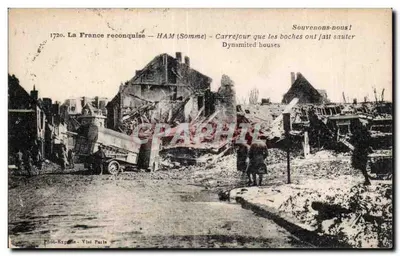 Ham (Somme) — Demolições após a guerra — Phot-Expres - Visé Paris