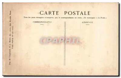 Oficiais belgas no fronte — Guerra 1914-15 — Ed. Pays de France, n° 140 — Verso