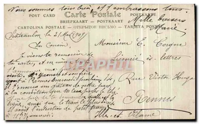 Joana d'Arc — Lembrança da Beatação 1909 — D. Saudinos-Bitouret, Editora — Verso