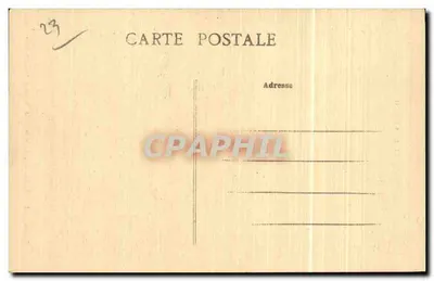 Crezant — Skalny występ z wodami rzeki Creuse (przy Eguzon) — La Creuse Illustrée, n°16 — Rewers