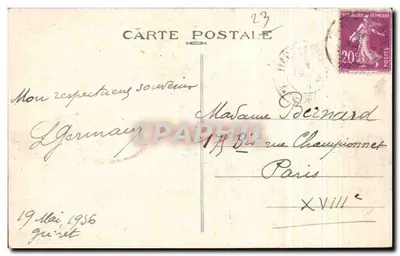Guéret poético — A Creuse pitoresca — M. H. A. n°12 — Verso