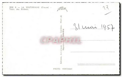 Toer van de Bridiers — La Souterraine (Creuse) — Artistieke Edities Carrière — Achterkant