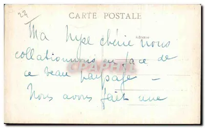 Crozant — Het confluence van de Creuse en de Sédelle — La Creuse Illustrée n°19 — Achterkant