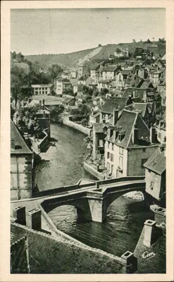 Aubusson (Creuse) — O antigo Ponte da Terrade — Editor: PL