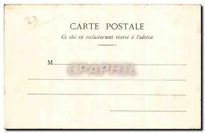 St-Maurice, perto de Crocq (Creuse) — rebanho de ovelhas e pastor — A. de Nussac, editor Guéret, n°273 — Verso