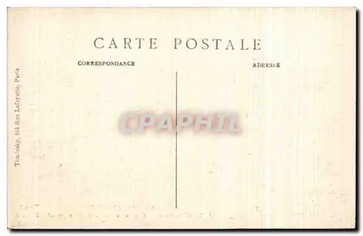 Albert (Somme) — Uma rua após o bombardeio — Visa 468, T. M. K. — Verso