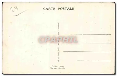 Guéret — Hotel de Ville — architekci MM. Chervy, Guéret - Michel i Mahieu, Paryż — wydawca Gaby — Rewers