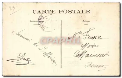 EVAUX-LES-BAINS (Creuse) — O Parque do Castelo de Relibert — Verso