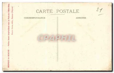 Duas pequenas irmãs hospitalares — Beaune — Ronco frères, édit., Beaune (Déposé) — Verso