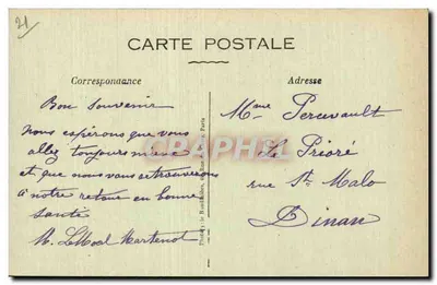 Dijon — Il Getto d'acqua, Piazza del Presidente Wilson — Cl. Zaujinière, n°29 — Verso