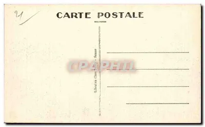 Semur — Zamek — Wydawnictwo Clavard, Semur — Rewers