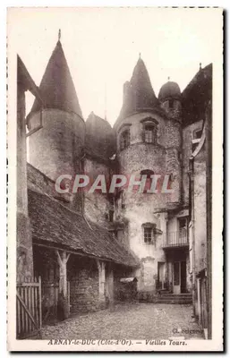 ARNAY-le-DUC (Côte-d'Or) — Velhas Torres. — Cl. Seigneur