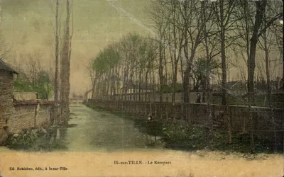 IS-sur-TILLE - O Muro — Ed. Robichon, em Is-sur-Tille