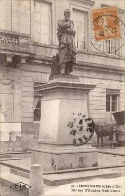 Estátua de Eugène Guillaume — Montbard (Côte-d'Or) — C.L.B. n°33