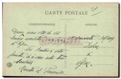 Montbard — Il Portale della Chiesa — Coll. Karl Adlitz, Migennes-Laroche — Verso