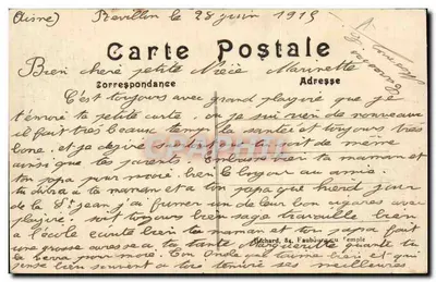Soissons durante o bombardeio — As autoridades da Cidade, Monsenhor Péchenard, Bispo — A. R. n°338 — Verso