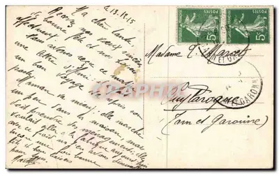 O Saúdade ao Ferido — Desenho de Lucien JONAS — L.A.I. de Arte Fot. Paris — Verso