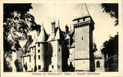Castelo de MEILLANT (Cher) — Fachada Sul-Oeste