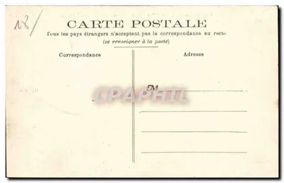Châteauneuf-sur-Cher (Cher) — Cortile d'onore del Castello — Coll. E.L. n° 721 — Verso
