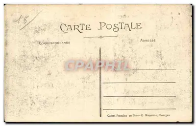Bourges — Escola Normal de Institutoras — Editor E. Maquaire, n° 393 — Verso