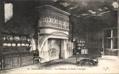 Meillant (Cher) — O Castelo, a Sala de Jantar