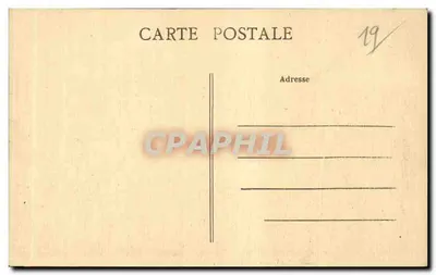 Uzerche (Corrèze) — Stare zamki — nr 12 — Rewers