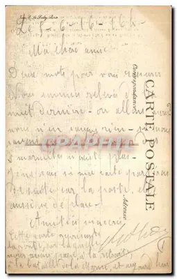 Blesmes — Rua de Haussignemont — Árvore destruída por uma bomba — A. Gaulthon, editor Saint-Dizier — Verso