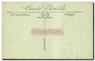 Albert (Somme) — Rue de la Mairie após bombardeio — Vise Paris n° 600 — Verso
