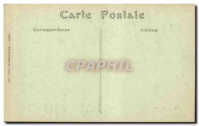 Bitwa nad Marną — wnętrze farmy w wiosce Chatillon po bombardowaniu przez Niemców — Visé Paris N° 308 — Rewers