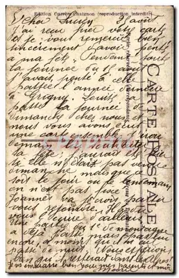 प्रथम विश्व युद्ध के स्मारक 1914 — कैरे शैन्यन के संस्करण — पीछे