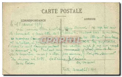 Verdun (Meuse) — Brzegi rzeki Meuse — Nisé Paris, nr 123 — Rewers