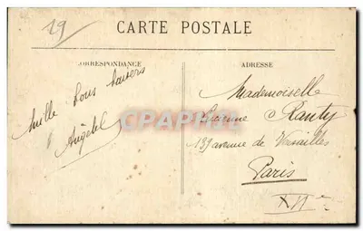 Uzerche — Zamek Ponthier — Magnouière, Wydawca — Rewers