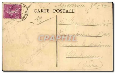 Ussele — Igreja e rua St-Martin — La Corrèze Illustrée n°45 — Verso