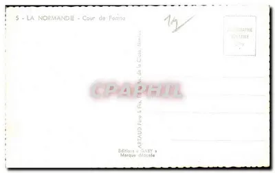 Cuartel de una granja — La Normandía — Ediciones GABY — Reverso