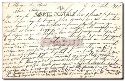A Travers la Normandie — Récolte des Foins — La Collation — Éditeur : L. Proust, Saint-Lô, Normandie (Série 14) — Verso