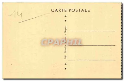 Bayeux (Calvados) — Fontaine - Place St-Patrice — Phot. Combier-Macon — Verso