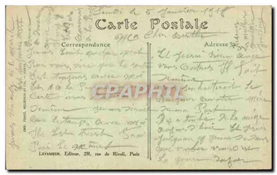 Kolonel serbski na kwartale generalnym — Visce Paris N° 82 — Rewers