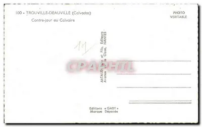 Trouville-Deauville (Calvados) — Kontraspółka na kalwarii — Wydawnictwo Gaby — Rewers