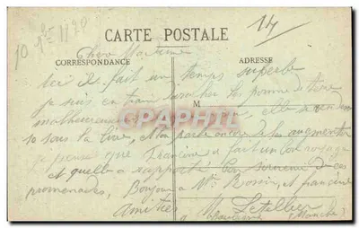 Kobieta w stroju normandzkim — szpiluje — Henry Devanne, Kolekcja F.C., Cherbourg — Rewers