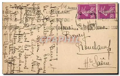Deauville, A Praia das Flores — O Pontão dos Bassins e os Yates — LL, n°256 — Verso