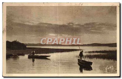 Crepúsculo no Étang de Léon — As Landas da Gascognha — Edições de Arte Yvon