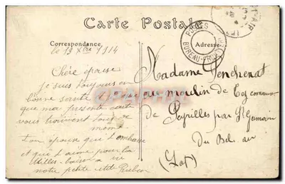 M. Millerand, Ministro della Guerra, il Generale Joffre e lo Stato Maggiore sul fronte — Campagna del 1914 — ND Phot. — Verso