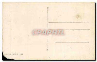 लाल चिह्न के अंग्रेज सैनिक फ्रंट के ओर जा रहे हैं — 1914 के युद्ध — जे. कोर्सियर पेरिस — पीछे