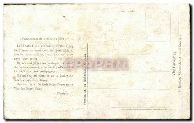 सहयोगी सैनिक — विजय के लिए — एफ. डेस्टियर, संख्या 83 — पीछे