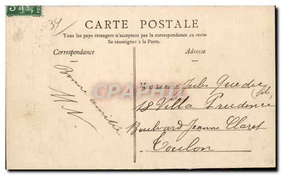 Poligny — Roche percée — Wydawnictwo G. B. Léon Je Signar — Rewers