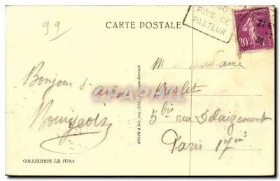 Arbois — Ogólny widok — Braun & Cie, Mulhouse-Dernach — Rewers