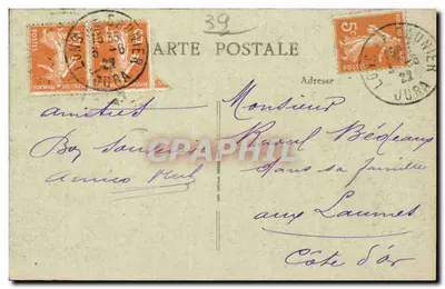 Lons-le-Saunier — La Prefectura — Reverso